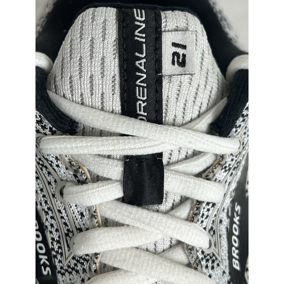 Brooks Adrenaline GTS 21 Black Gray White Women's Size 9 M 1203291B135 - Picture 5 of 8